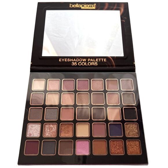 BELLAPIERRE COSMETICS ROCKY ROAD Eyeshadow Palette 35 COLORS CRUELTY FREE 1.34oz - Picture 7 of 11